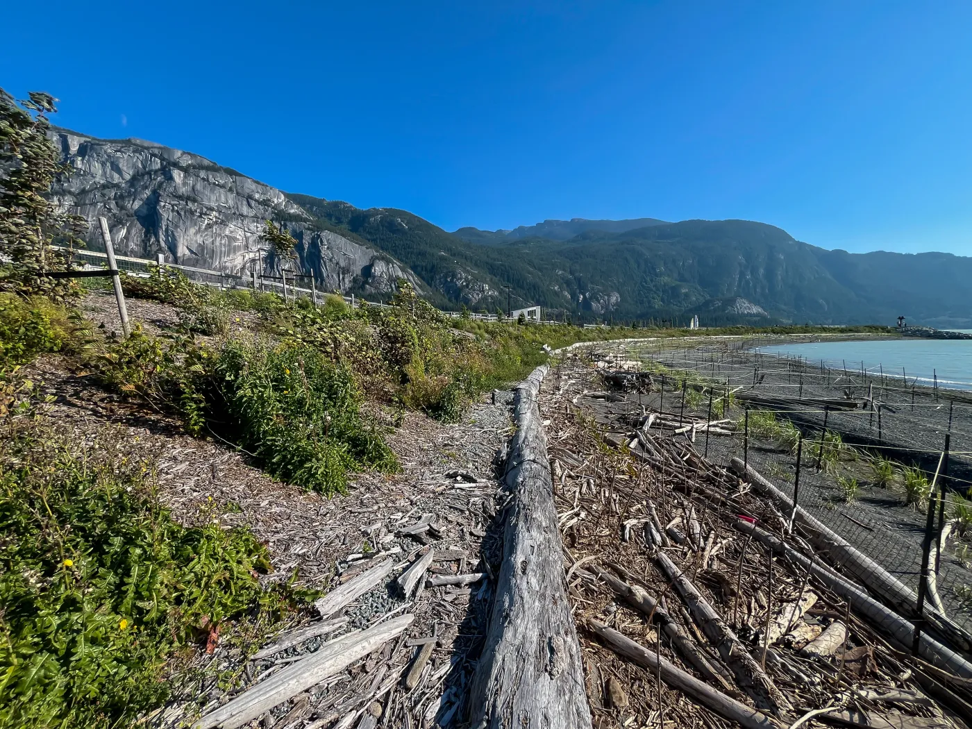 Photograph of Oceanfront Squamish Development shoreline